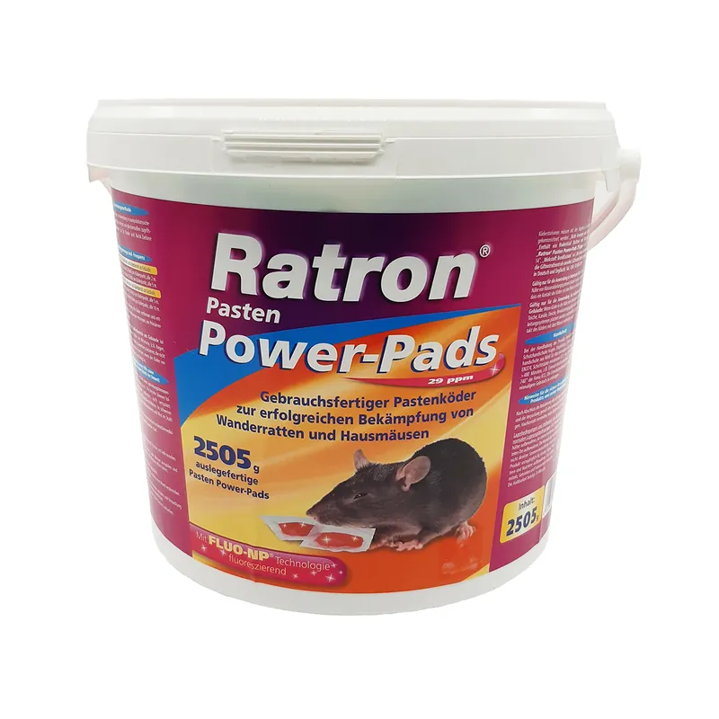Rattengift Power-Pads 2,5 kg 29 ppm Rattengift / Mäusegift Sachkundenachweispflichtig Markenware