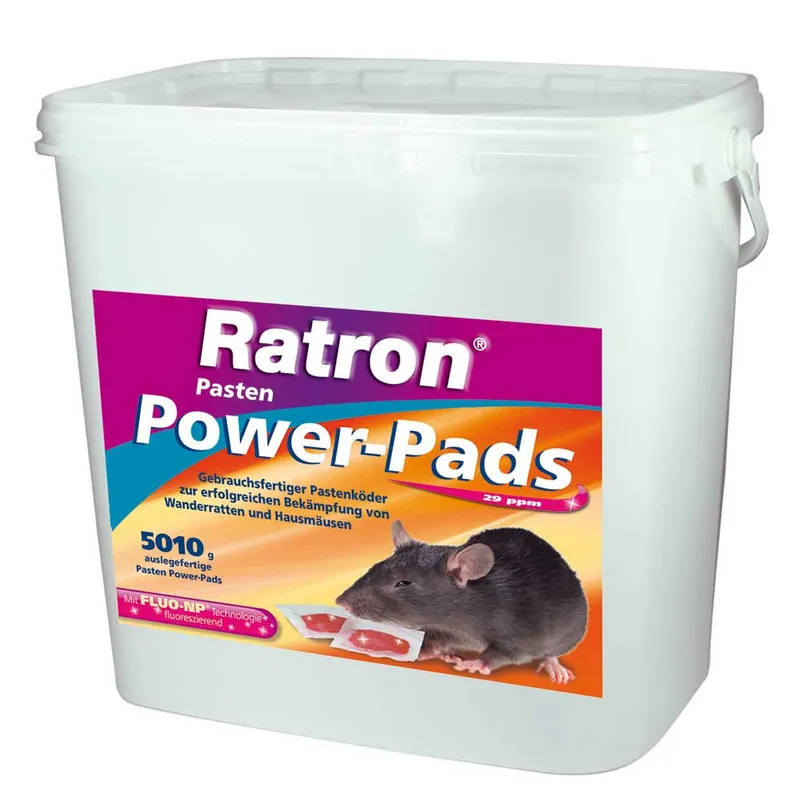 Rattengift Ratron® Power Pads 5 kg 29ppm Rattengift / Mäusegift Sachkundenachweispflichtig Schnäppchen