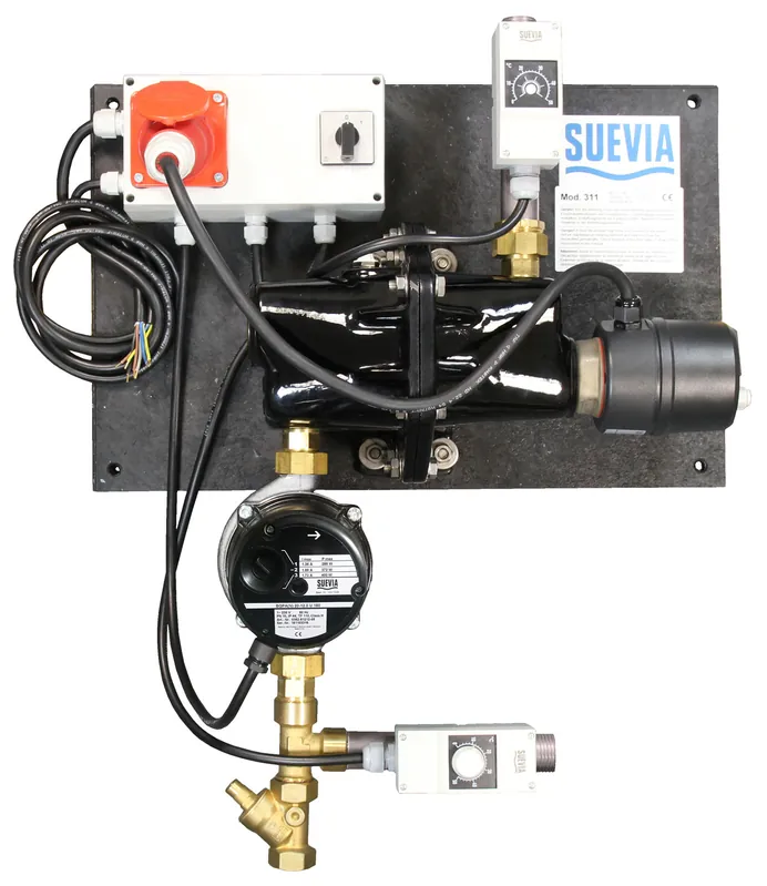 Highlight Heizgerät Mod. 311, 3kW, 400V max. 250m 1" isoliert Suevia