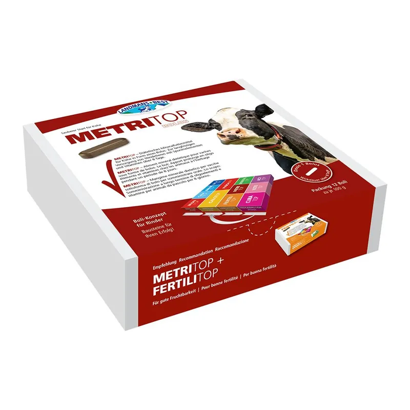 METRITOP Bolus (12 Boli) - Gebärmutter Bolus | LANDMANS BEST Begrenztes Angebot