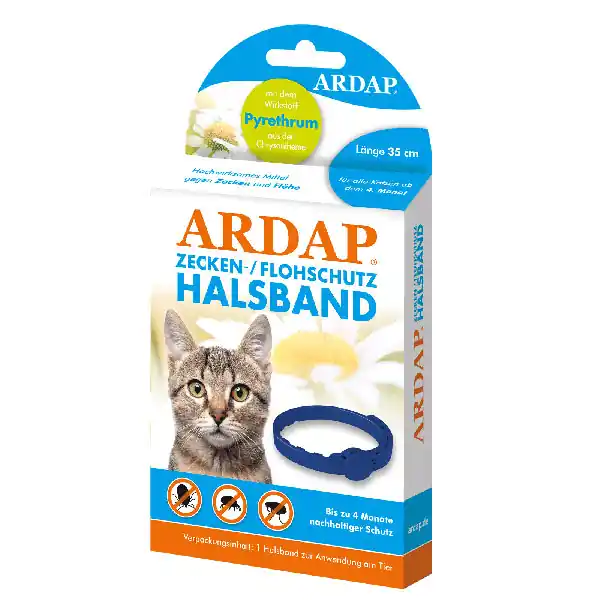 Ardap Zecken- und Flohhalsband für Katzen Sonderaktion