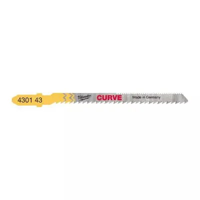 Stichsägeblatt Holz 75x2,5mm Kurvenschnitt 5 Stück Milwaukee® Expressversand