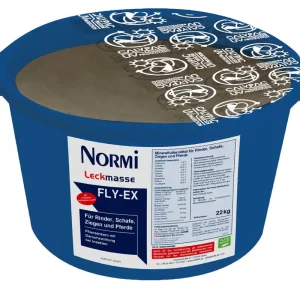 Echt NORMIi® Leckmasse FLY-EX | 22 kg | für Rinder - zur Insektenabwehr