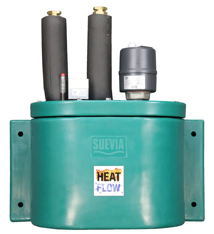 Zertifiziert Heizgerät Heatflow MINI 3kW 230 V max.200m 3/4" isoliert 3/4" Suevia