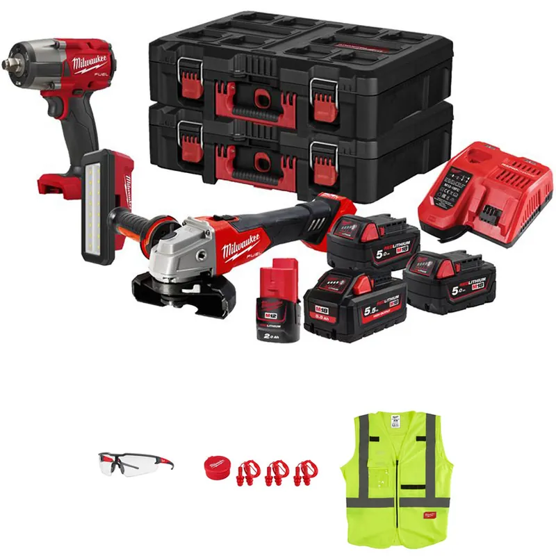 Markenware Akku Set M18FPP3T2-554P Milwaukee®