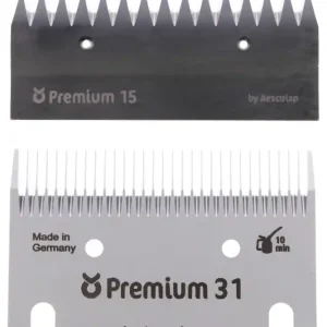 Neu Schermesser-Set Premium Rind/Pferd 31/15 Zähne