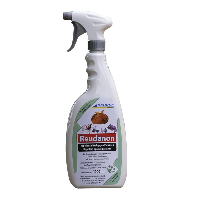 Heißes Angebot Reudanon – Repellent 1.000 ml gegen Ungeziefer bei Katzen, Hunden, Pferden und Nutztieren