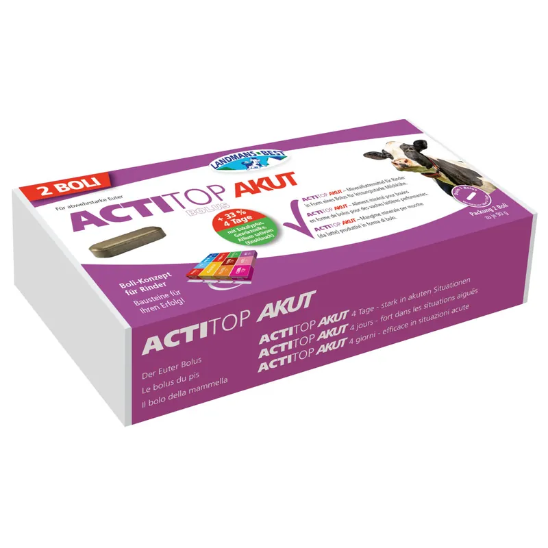 ACTITOP AKUT - Euter Bolus (2 Boli) | Laktation | Landmans Best Garantierte Lieferung