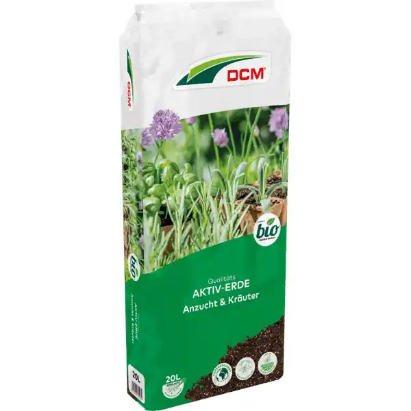 Aktiv-Erde Anzucht & Kräuter 20 Liter - Cuxin DCM Geprüft