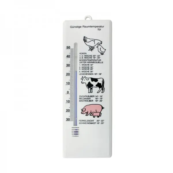 Thermometer - Stallthermometer Kunststoff | innen | -30 bis 50 °C | GEWA Bestpreis