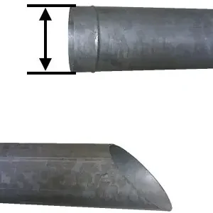Granit  Gülle Saugrohr mit Schlauchtülle Solange Der Vorrat Reicht