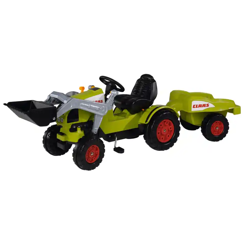 BIG 56553 BIG Claas Celtis Trettrecker mit Frontlader + Trailer ab 3 Jahren Jetzt Kaufen