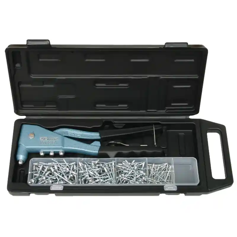 Zertifiziert KS Tools KS Tools Standard-Handnietzangen-Satz 1x Zange 4x Mundstück 200x Blindniete