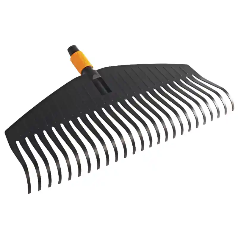 Sonderaktion Granit  FISKARS Laubbesen QuikFit 25 Kunststoffzinken Arbeitsbreite 520mm