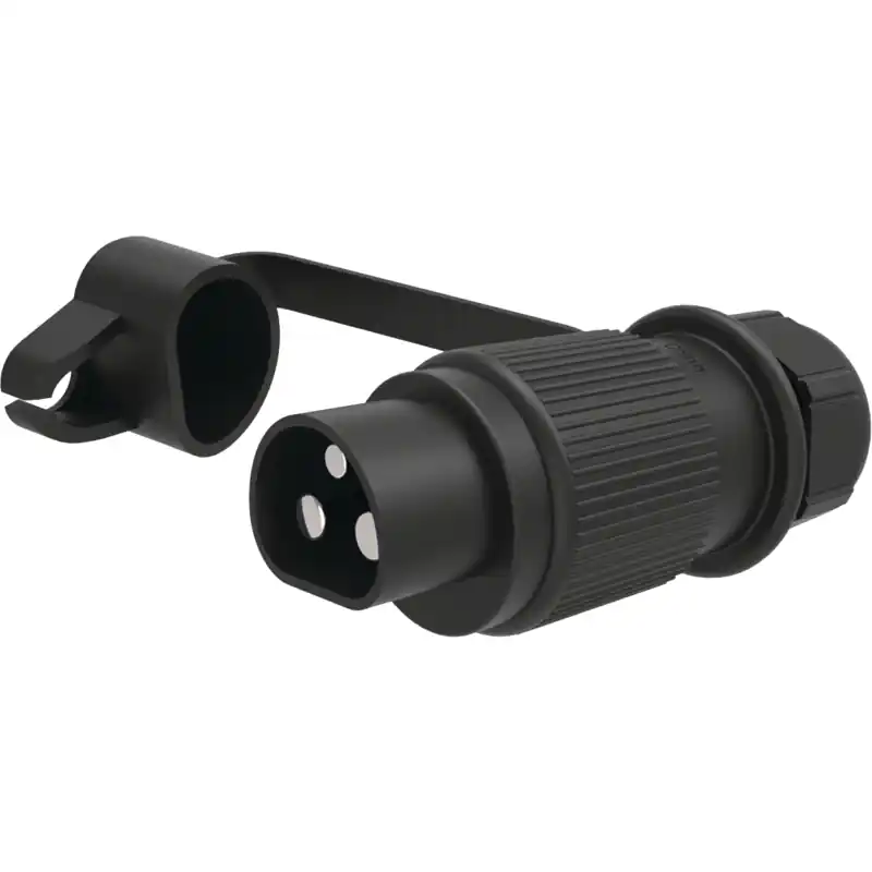 Jäger Jäger Stecker Kunststoff, mit Flachsteckanschluss, 12/24 V, 2 x 25 A. + 1 x 6 A Preisreduziert