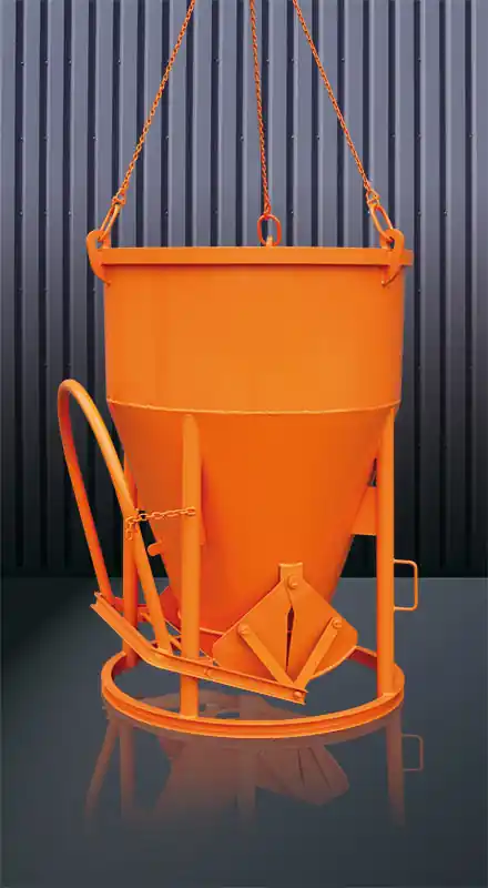 Heißes Angebot Eichinger Betonsilo 1012 mit Handhebel 500 - 2000 Liter gerader Auslauf Eichinger