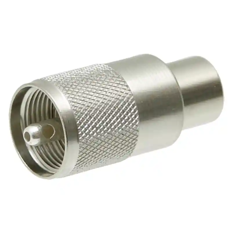 STABO  STABO CB-Funk HF-Stecker PL 259/6 Koaxialstecker UHF-Form für Kabel 6 mm Teflon Zertifiziert