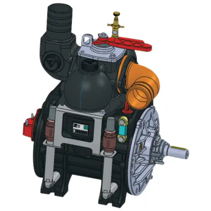 Rabatt Battioni Pagani B&P Vakuumpumpe Ballast 11000 rechtsdrehend Kapazität 11137 l/min automatische Schmierung
