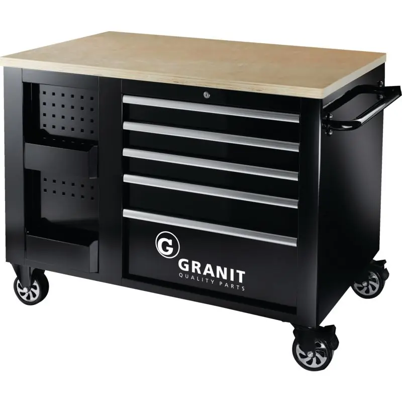 Preiswert GRANIT Black Edition Werkstattwagen Ultra Technic