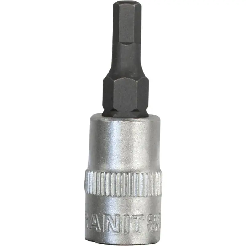 GRANIT Black Edition  1/4" Bit-Stecknuss Innensechskant, 4 mm Neue Ware