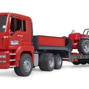 Must-Have Bruder  Bruder MAN TGA Tieflader mit Manitou Teleskoplader