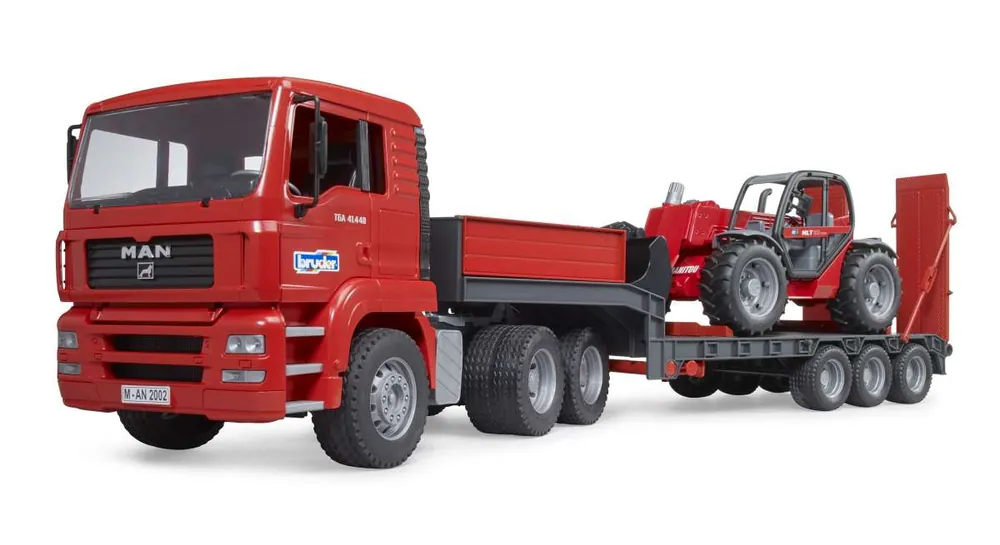 Must-Have Bruder Bruder MAN TGA Tieflader mit Manitou Teleskoplader