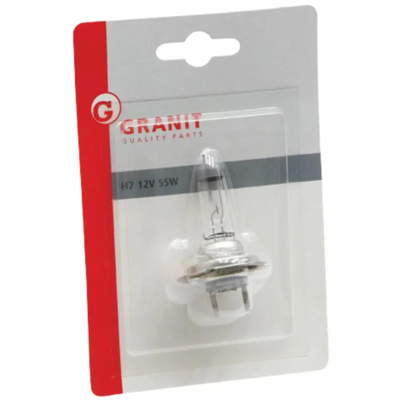 Top-Seller Granit Halogenlampe H7 12V / 55W, Blister