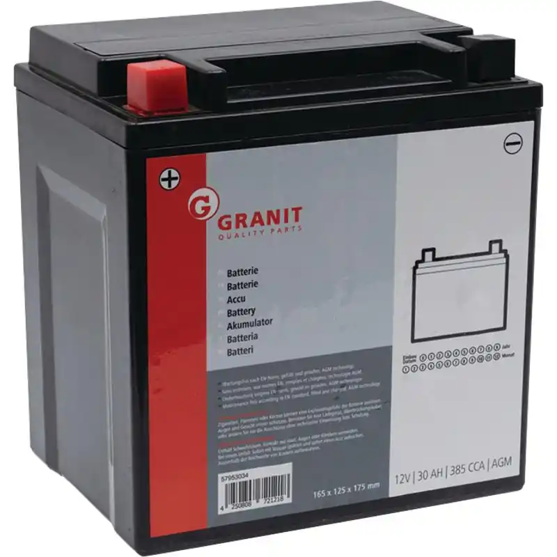 Granit Batterie 12 V / 30 Ah Preisknaller