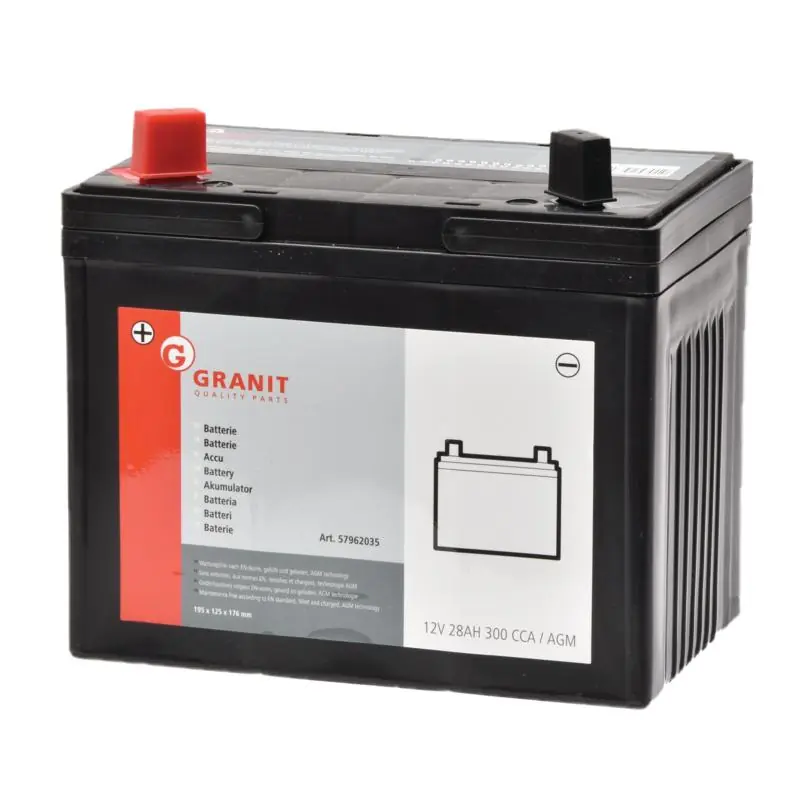 Granit Batterie 12 V / 28 Ah Markenware