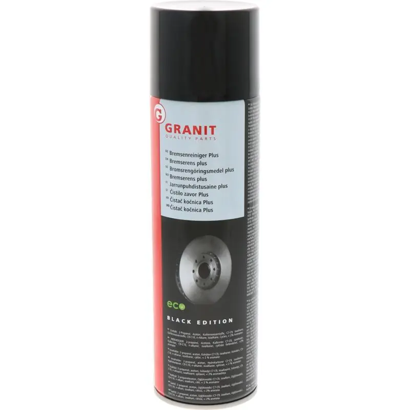 Schneller Versand GRANIT Black Edition  Bremsenreiniger Plus, 500ml mit Aceton