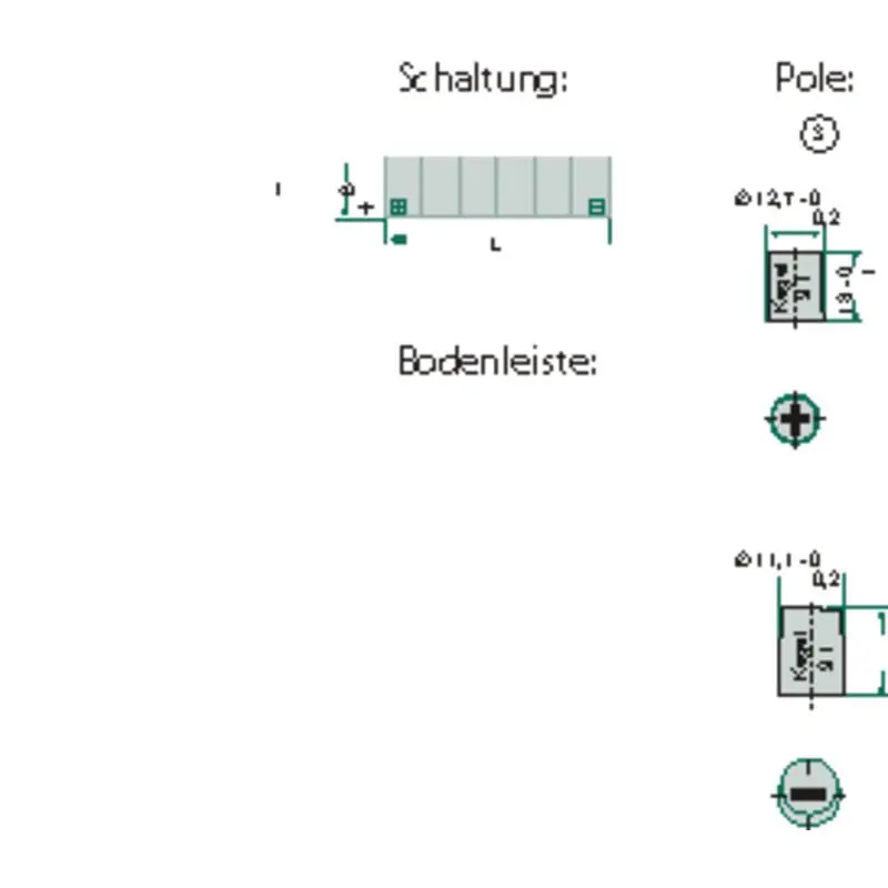 Direktkauf Granit Batterie 12 V / 45 Ah gefüllt, vorgeladen und wartungsfrei, Ca/Ca-Technologie