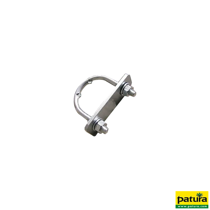 SUEVIA  Befestigungsbügel für Pfosten 1 ½" - 2", mit Verstärkungsplatte Mega-Angebot