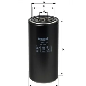 Must-Have Hengst Ölfilter H300W08