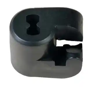 100x Aufschlagisolator Federstahlpfahl - schwarz Preiswert
