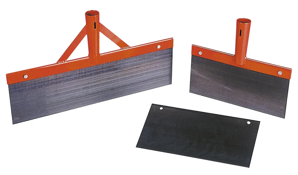 Neu Metall Stoßscharre, ohne Stiel - 30cm