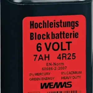 Blockbatterie, 6 V, 7 Ah, 4R25 Angebot