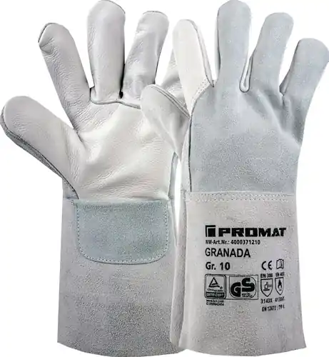 Preis Gesenkt TECWERK Schweißerhandschuhe Größe 10 grau