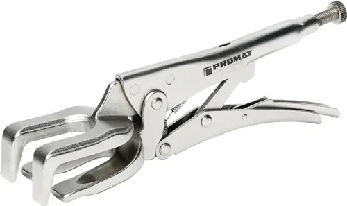 Ausverkauf TECWERK Rohrschweißergripzange Gesamtlänge 280 mm Spannweite max. 70 mm