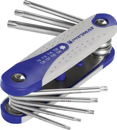 Sonderaktion TECWERK Schraubendrehersatz 8-teilig Handklapphalter