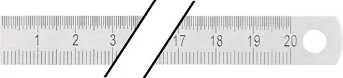 PROMAT Stahlmaßstab Länge 1000 mm 150 mm (Nicht verfügbar) 13 x 0.5 mm Mega-Angebot