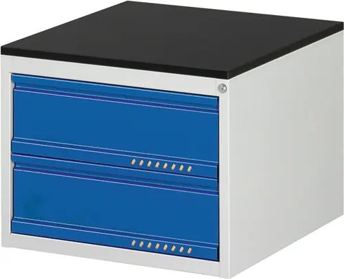 Zertifiziert PROMAT Schubladenschrank H460xB580xT650mm Einfachauszug 460 mm