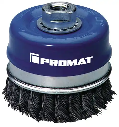 PROMAT Topfbürste Durchmesser 100 mm Drahtstärke 0,5 mm 65 mm (Nicht verfügbar) 6500 min-¹ Preisknaller