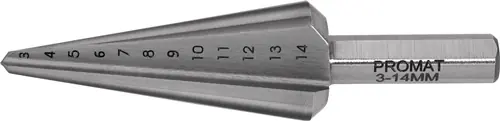 PROMAT Blechschälbohrer Bohrbereich 3-14 mm 3-14 mm (Nicht verfügbar) TiN-beschichtet Top-Seller