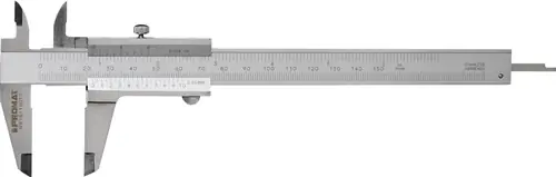 PROMAT Taschenmessschieber 150 mm mit Feststellschraube 70 mm Preis Gesenkt