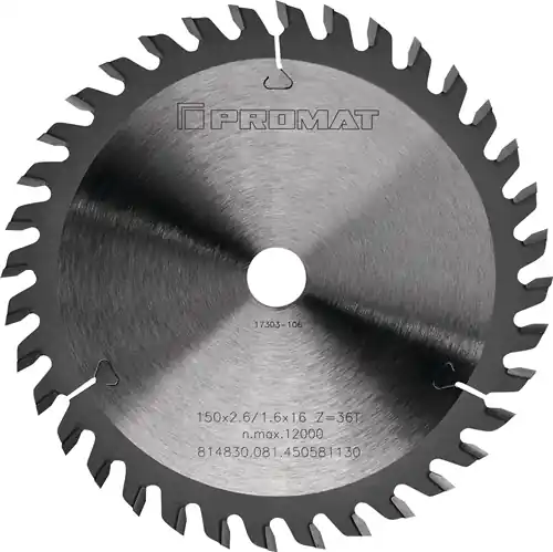 Neue Ware PROMAT Präzisionskreissägeblatt Außen- Durchmesser 216 mm Zähnezahl 48-neg. WZ 160 mm (Nicht verfügbar) 2.6 mm