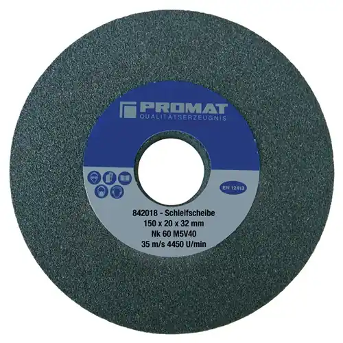 PROMAT Schleifbockscheibe Durchmesser 200xB32x51mm 60 125 mm (Nicht verfügbar) 36 Schnäppchen