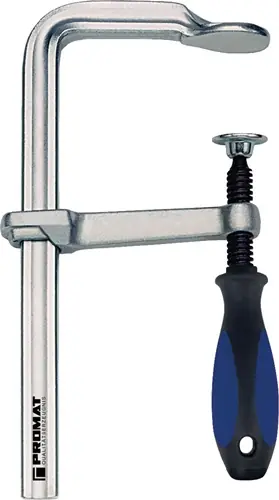 Geprüft PROMAT Ganzstahlschraubzwinge Spannweite 500 mm Ausladung 120 mm 60 mm (Nicht verfügbar)