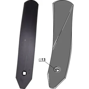 Industriehof® Randleitblech links/rechts 420 x 80 x 8 mm für Köckerling: Topmix Rabatt