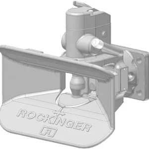 Echt Rockinger Zugmaul "RO846B" automatisch mit Flansch, Ø Bolzen 38 mm,