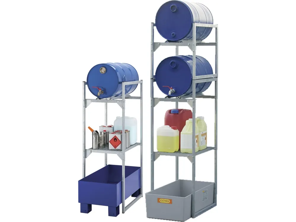 Cemo Regal "120" 82 x 131 x 45 cm, 1 x Fassauflage, 1 x Gitterrost, Wanne Garantierte Lieferung
